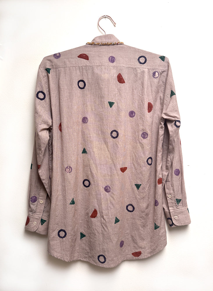 Beaded Page Shirt, Shapes, size XS