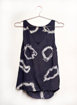 One of a Kind | tank, night tie dye, size XS/S