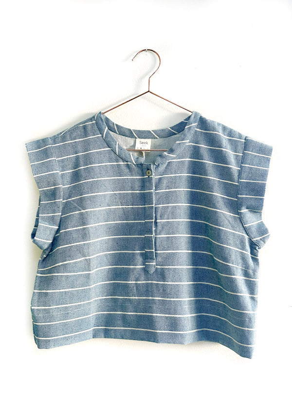 Alex top, Atlantic stripe