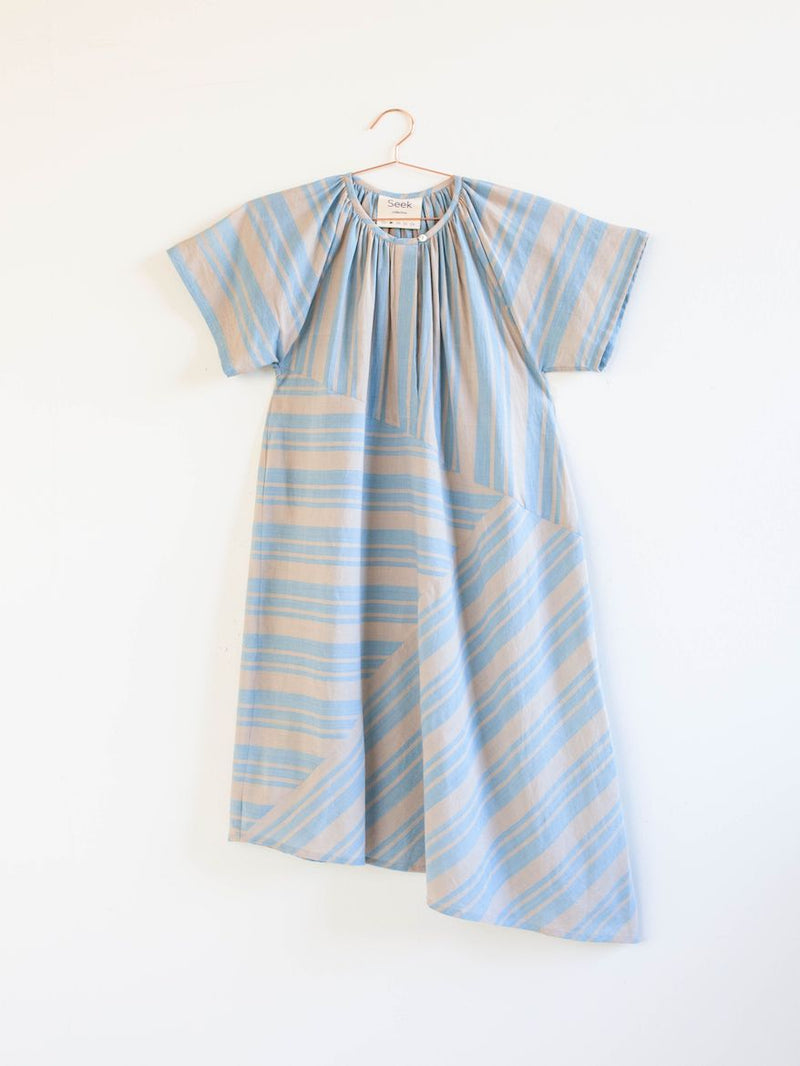 Leta Dress, cirrus stripe